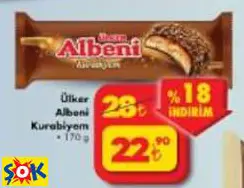 ÜLKER ALBENİ KURABİYEM 170 G